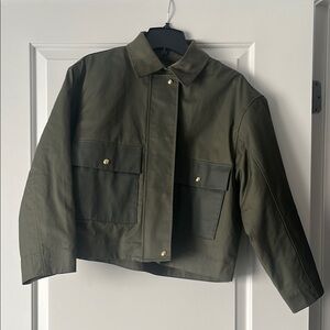 Rag & Bone. XS NWT Nonie 2 in 1 Dark Olive Utility Jacket